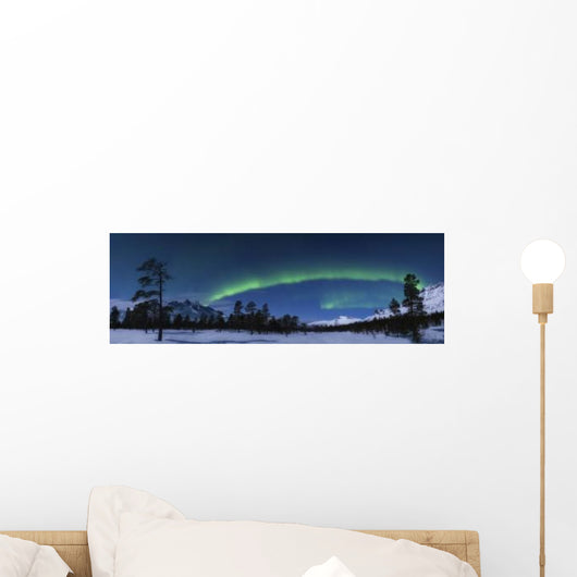 Aurora Borealis over Nova Wall Decal Design 1