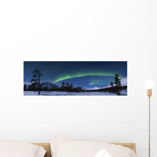 Aurora Borealis over Nova Wall Decal Design 1