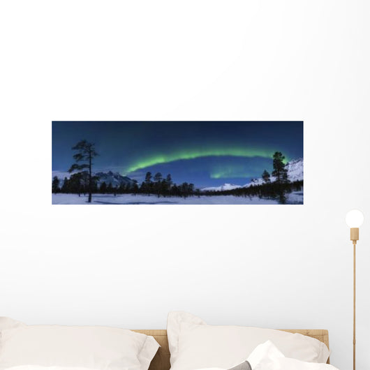 Aurora Borealis over Nova Wall Decal Design 1