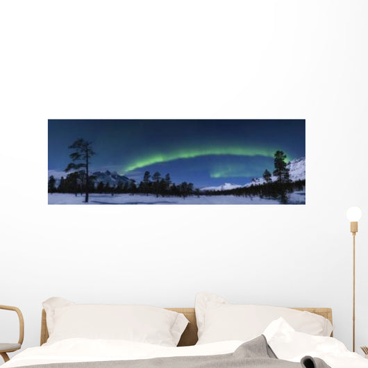 Aurora Borealis over Nova Wall Decal Design 1