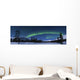 Aurora Borealis over Nova Wall Decal Design 1