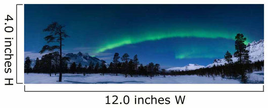 Aurora Borealis over Nova Wall Decal Design 1