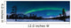 Aurora Borealis over Nova Wall Decal Design 1