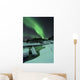 Aurora Borealis over Frozen Wall Decal Design 1