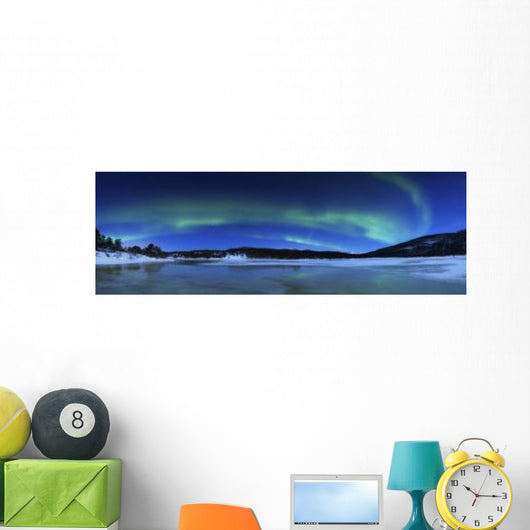 Aurora Borealis Tennevik Lake Wall Decal Design 1