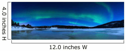 Aurora Borealis Tennevik Lake Wall Decal Design 1