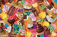 Ice Cream Collage Wall Mural