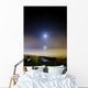 Moonset over Sea with Wall Decal