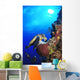 Hawksbill Sea Turtle and Wall Decal Design 2