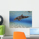Bottlenose Dolphin Swimming Barrier Wall Decal