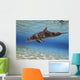 Bottlenose Dolphin Swimming Barrier Wall Decal