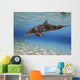 Bottlenose Dolphin Swimming Barrier Wall Decal
