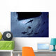 Caribbean Reef Sharks Circling Wall Decal