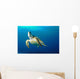 Hawksbill Sea Turtle Ascending Wall Decal