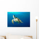 Hawksbill Sea Turtle Ascending Wall Decal