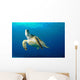 Hawksbill Sea Turtle Ascending Wall Decal