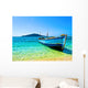 Lone Boat Shore Cayos Wall Decal