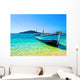 Lone Boat Shore Cayos Wall Decal