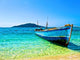 Lone Boat Shore Cayos Wall Decal