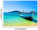 Lone Boat Shore Cayos Wall Decal