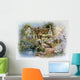 Cottage Scene With Swan Wall Decal