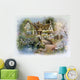 Cottage Scene With Swan Wall Decal