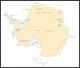 Political Map of Antarctica Wall Mural