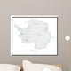 Map of Antarctica Wall Mural