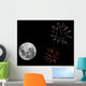 Composite Image with Fireworks Wall Decal