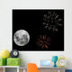 Composite Image with Fireworks Wall Decal