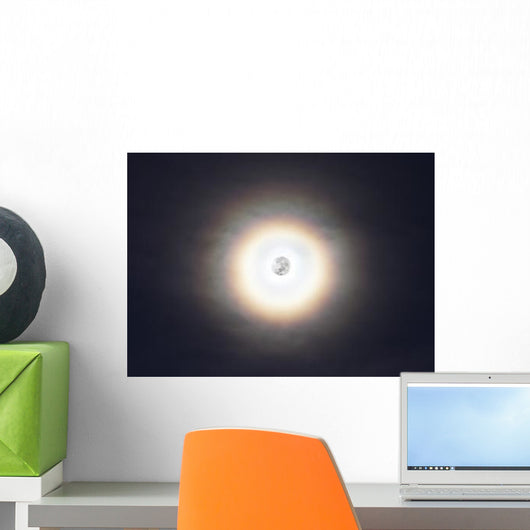 Bright Halo around Full Wall Decal