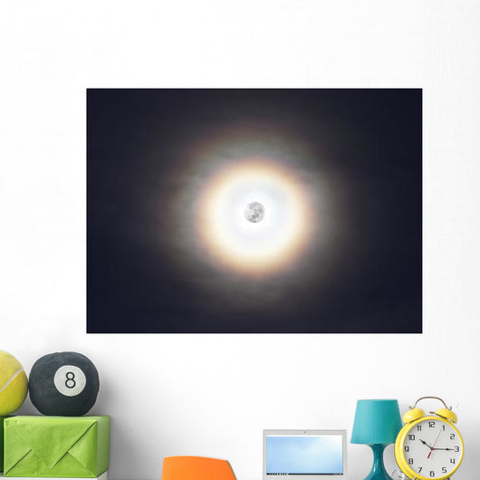 Bright Halo around Full Wall Decal