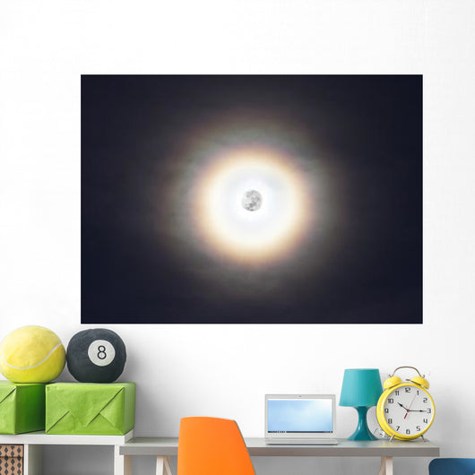 Bright Halo around Full Wall Decal