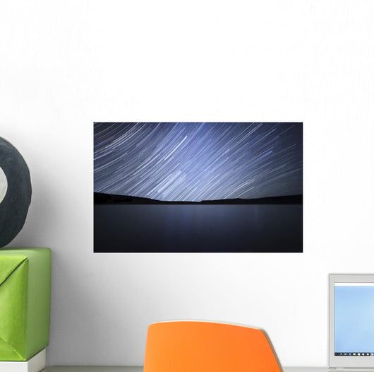 Star Trails Celestial Equator Wall Decal
