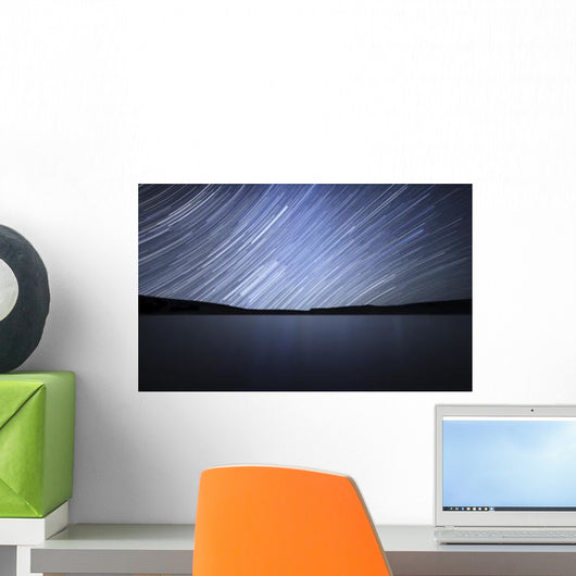 Star Trails Celestial Equator Wall Decal