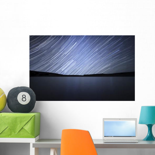 Star Trails Celestial Equator Wall Decal