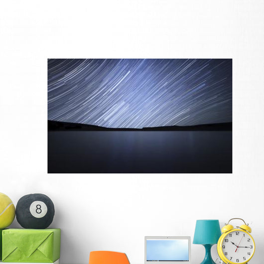 Star Trails Celestial Equator Wall Decal
