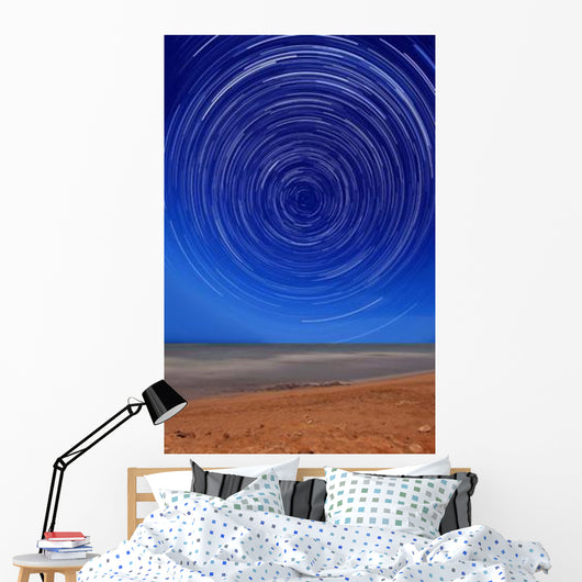 Star Trails around South Wall Decal Design 2