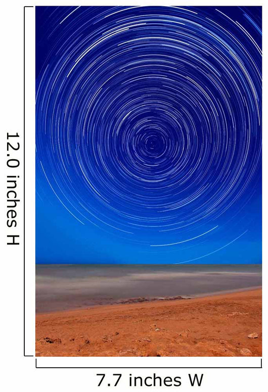 Star Trails around South Wall Decal Design 2