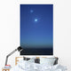 Conjunction Jupiter Venus and Wall Decal
