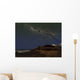 Milky Way over Cliffs Wall Decal