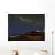 Milky Way over Cliffs Wall Decal