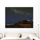 Milky Way over Cliffs Wall Decal