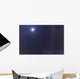 Moon and Milky Way Wall Decal