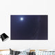 Moon and Milky Way Wall Decal