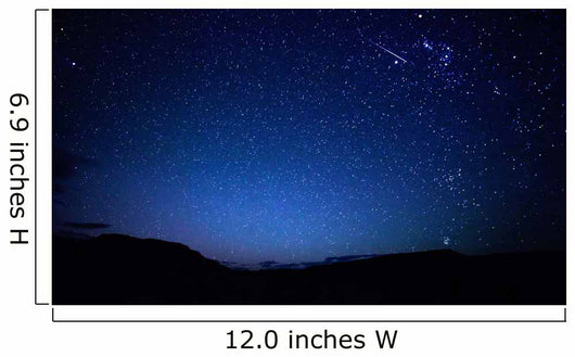 Bright Sporadic Meteor Patagonic Wall Decal