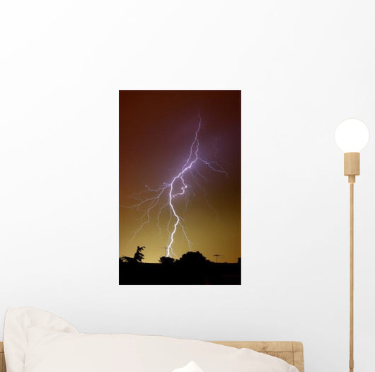 Bright Bolt Lightning Suburbs Wall Decal
