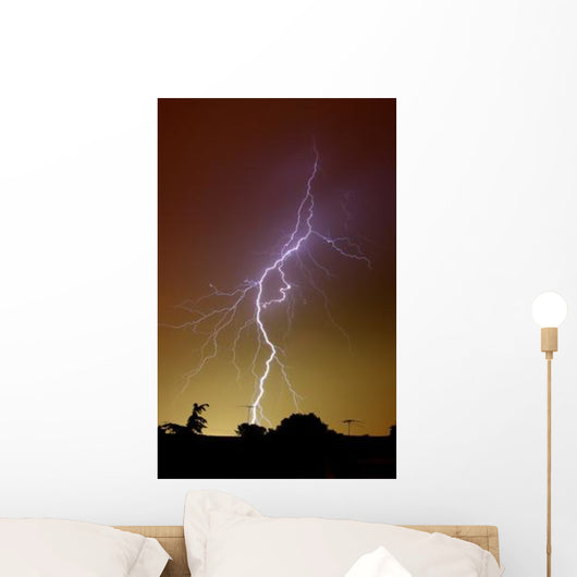 Bright Bolt Lightning Suburbs Wall Decal