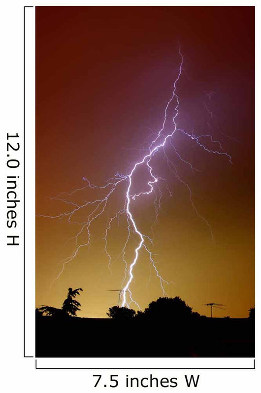Bright Bolt Lightning Suburbs Wall Decal