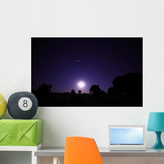 Bolide from Geminids Meteor Wall Decal